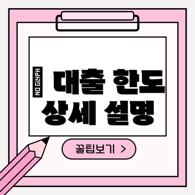 🚗 대출 한도 상세 설명