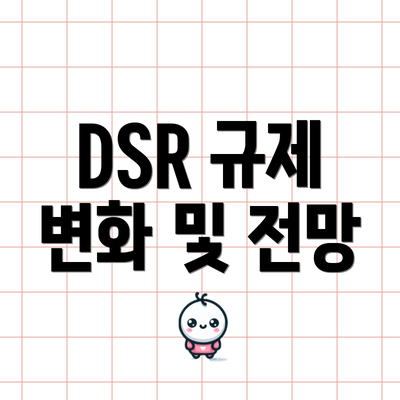 DSR 규제 변화 및 전망