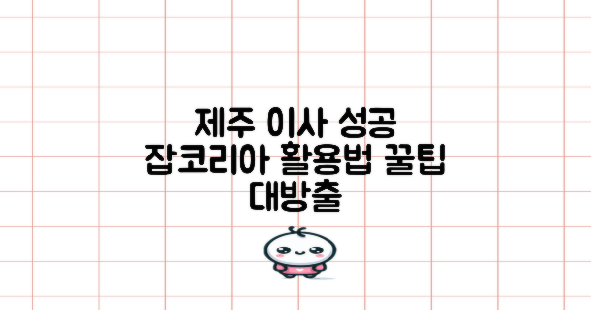 성공적인 제주 이사 구직, 잡코리아 활용법?