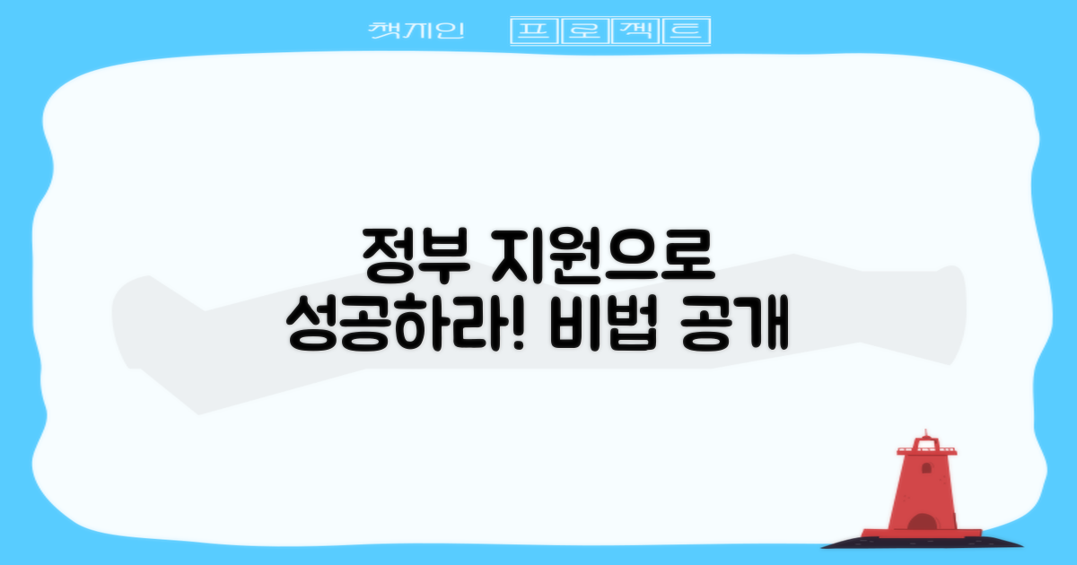 성공 전략, 정부 지원 활용법?