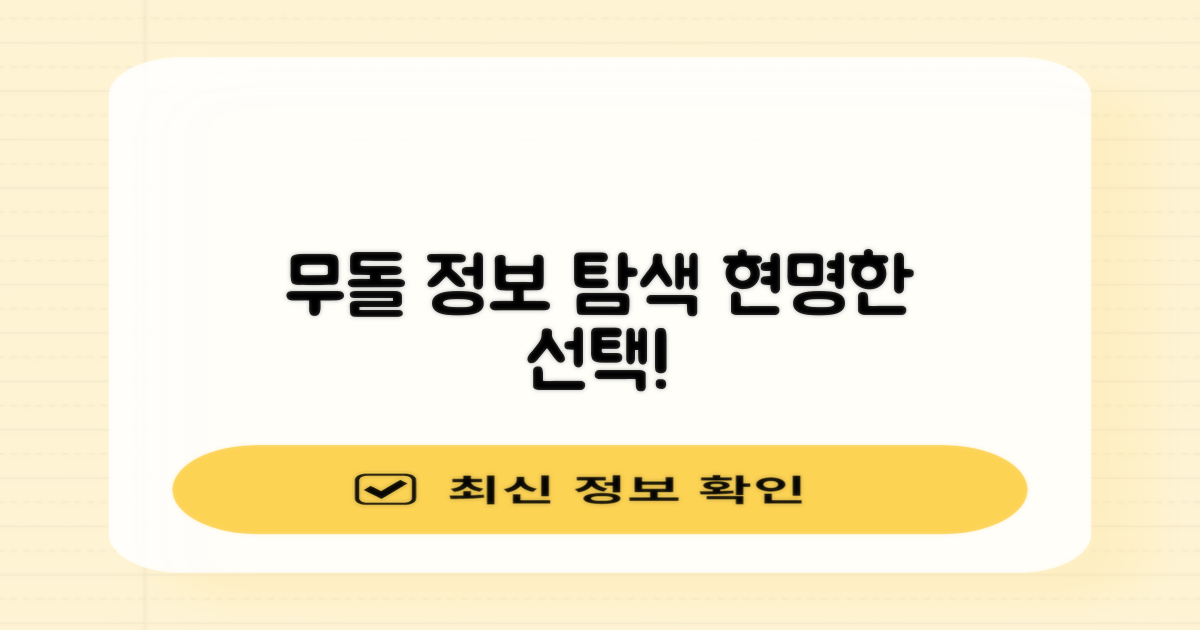 작은도서관무돌, 정보 탐색을 위한 현명한 선택!