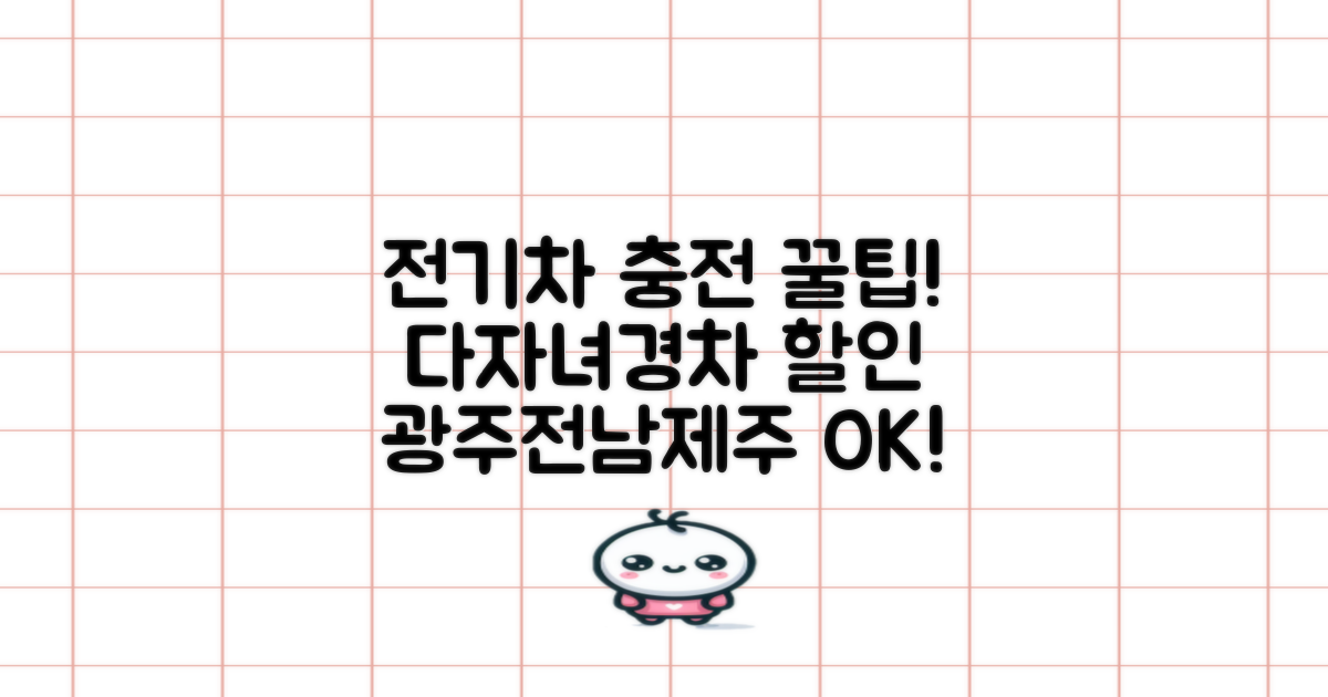 다자녀/경차 주말 요금 할인: 한국환경공단 광주전남제주환경본부 전기차 충전소 이용 팁