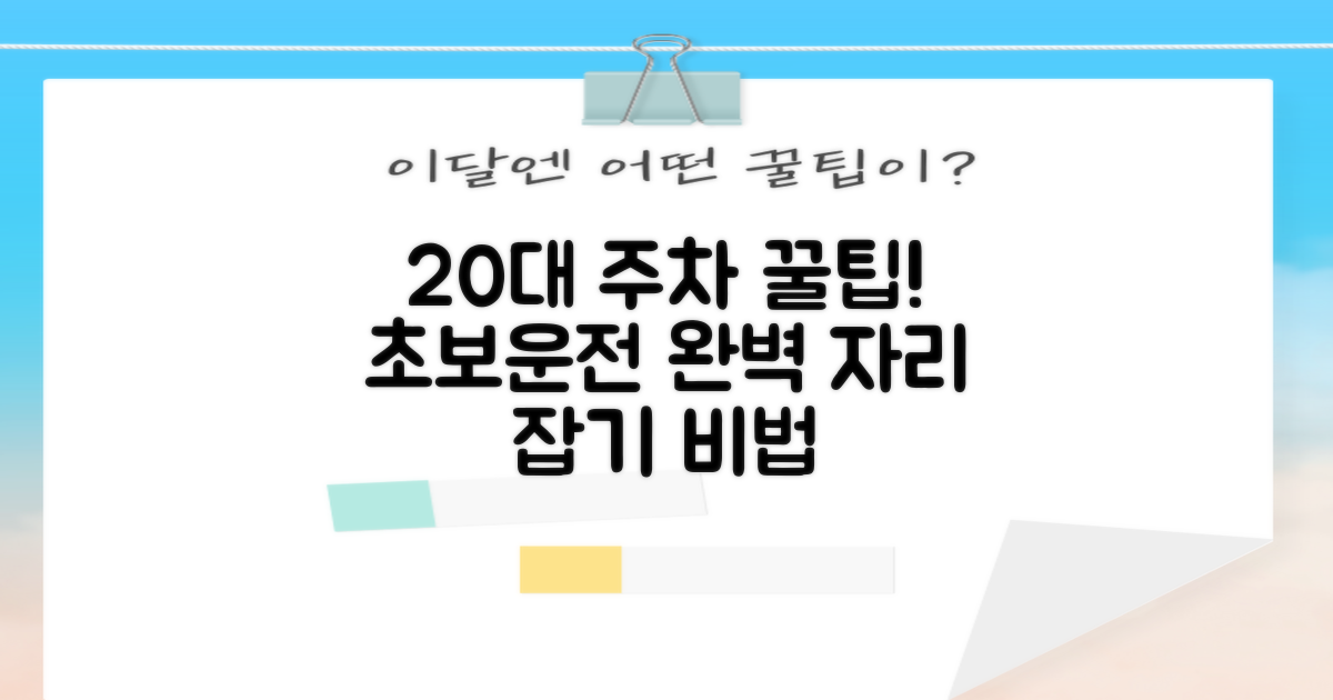 20대 주차 공간 안내