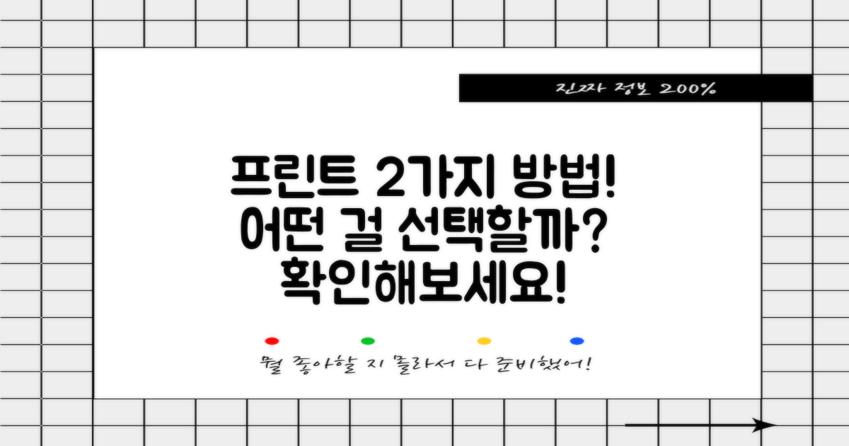 2가지 프린트 방법