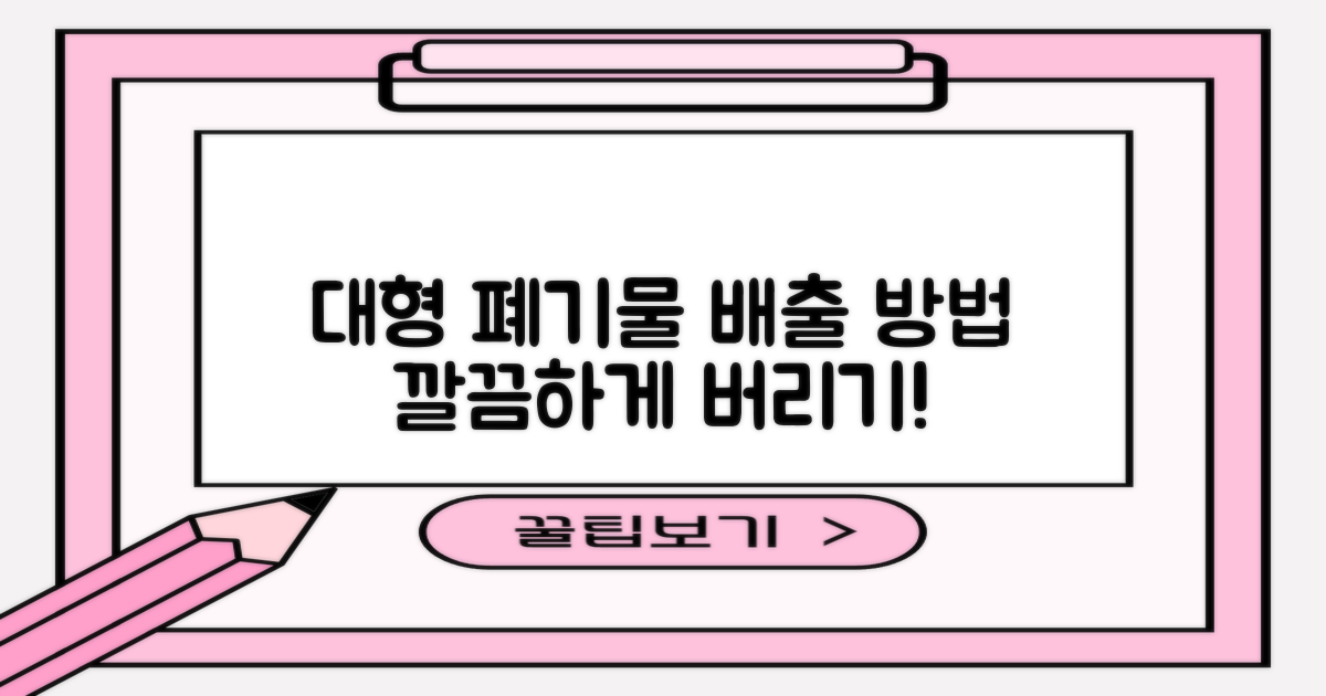 대형 폐기물 배출 안내