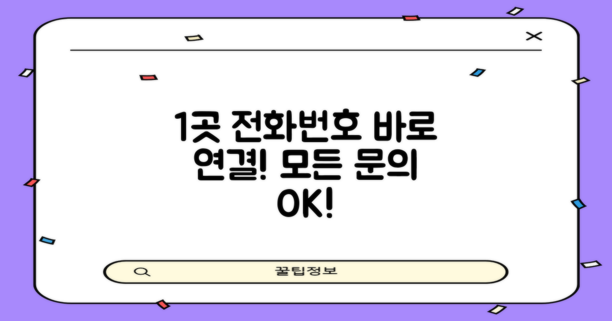 1곳 전화번호 안내