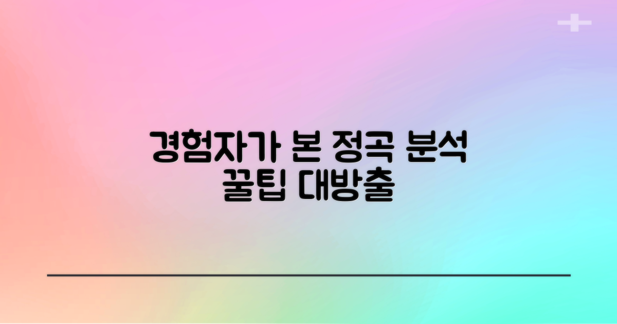 경험자의 시선으로 분석