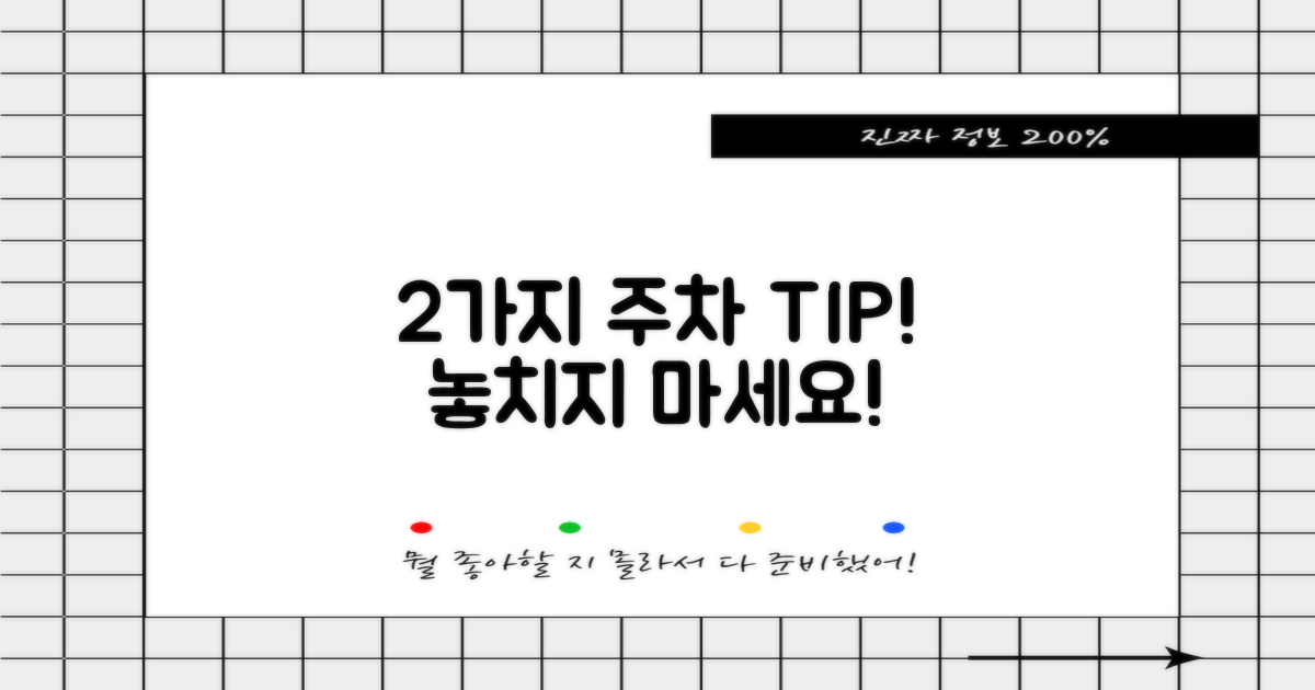 2가지 주차 정보